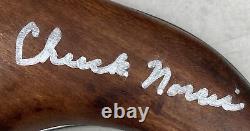 Chuck Norris Signed High Quality Replica 45 Caliber Prop Gun BAS