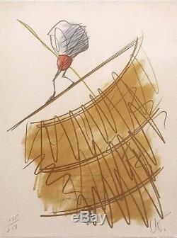 Claes Oldenburg Shuttlecock On A High Wire 1995 Signed Print Others Avail