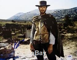 Clint Eastwood Hang' Em High Autographed Signed 11x14 Photo Psa/dna Loa Framed