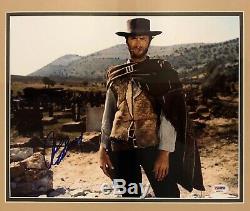 Clint Eastwood Hang' Em High Autographed Signed 11x14 Photo Psa/dna Loa Framed