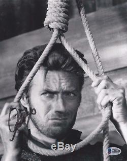 Clint Eastwood Signed Hang'Em High 8x10 Photo Beckett BAS A06338