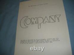 Company A Musical Comedy LP Signed by Members of High School Cast With booklet