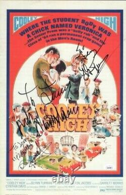 Cooley High Multi Signed Autograph 11X17 Photo Morris Turman Jacobs JSA AW17997