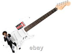 Corbin Blue High School Musical Signed 1/1 Custom Graphics Photo Guitar PSA