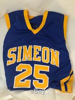 DERRICK ROSE BULLS KNICKS Signed SIMEON HIGH SCHOOL Jersey JSA COA