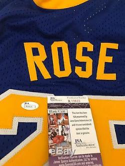 DERRICK ROSE BULLS KNICKS Signed SIMEON HIGH SCHOOL Jersey JSA COA