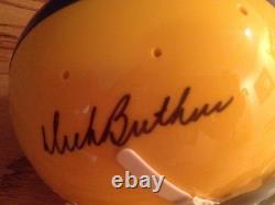 DICK BUTKUS AUTOGRAPHED SIGNED CVS High School Mini Helmet MOUNTED MEMORIES COA