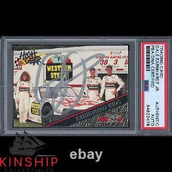Dale Earnhardt Jr signed 1994 Wheels High Gear Kids Card PSA DNA Slab Auto C1654