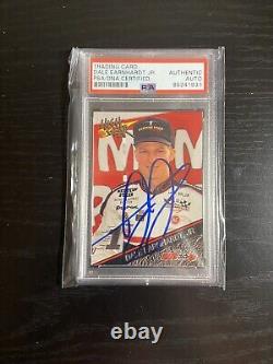 Dale Earnhardt Jr signed 1994 Wheels High Gear Rookie Card PSA DNA Autograph Hot