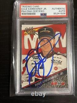 Dale Earnhardt Jr signed 1994 Wheels High Gear Rookie Card PSA DNA Autograph Hot