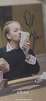 Daniel Negreanu High Stakes Poker Pro Signed 8x10 Photo Beckett COA WSOP Champ