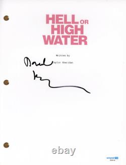 David Mackenzie Hell or High Water Signed Autograph Full Movie Script ACOA COA
