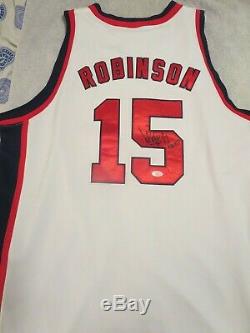 David Robinson Signed USA Jersey Jsa, Very High Grade Jersey. Impossible To Find