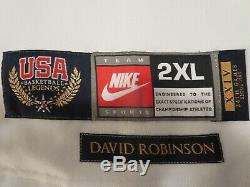 David Robinson Signed USA Jersey Jsa, Very High Grade Jersey. Impossible To Find