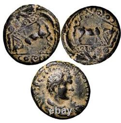 Decapolis Petra Elagabalus 218AD ERROR Exceedingly RARE Roman Coin CERTIFIED