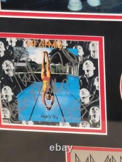Def Leppard Band Signed autographed High n Dry CD JSA Letter of Authenticity LOA