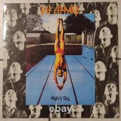 Def Leppard Fully Signed High N Dry Lp X5 S. Clark Full Coa Roger Epperson