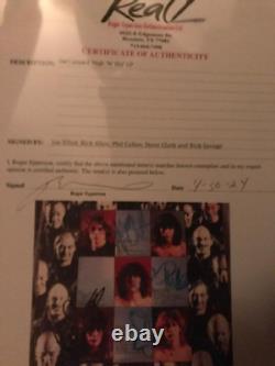 Def Leppard Fully Signed High N Dry Lp X5 S. Clark Full Coa Roger Epperson