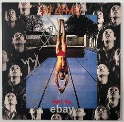 Def Leppard JSA Signed Autograph High n Dry Album Cover