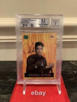 Derek Jeter 1992 Little Sun Prospects Autograph Bgs 8.5 Gem Centering /250 Auto