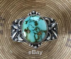 Derrick Gordon High Grade Royston Turquoise Cuff Signed