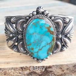 Derrick Gordon High Grade Royston Turquoise Cuff Signed