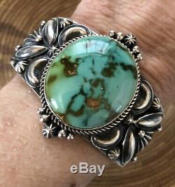 Derrick Gordon High Grade Royston Turquoise Cuff Signed