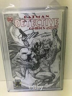 Detective Comics #1000 Jim Lee Signed B/W Variant! COA! #20/250 High Grade