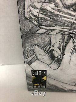 Detective Comics #1000 Jim Lee Signed B/W Variant! COA! #20/250 High Grade