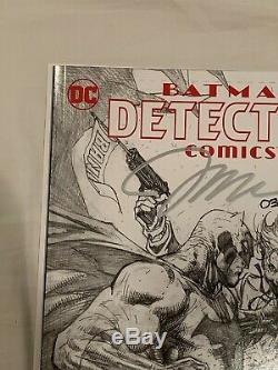 Detective Comics #1000 Jim Lee Signed B/W Variant! COA! 32/250 High Grade