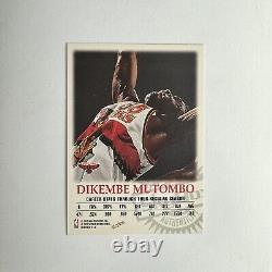 Dikembe Mutombo(HOF 2015)-1997 Skybox Premium Autographics-Atlanta Hawks