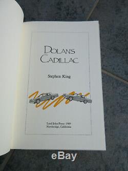 Dolan's Cadillac Stephen King Book LTD EDITION & SIGNED #277 of 1000 HIGH GRADE