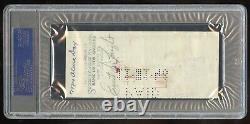 Doris Day signed autograph Bank Check Actress Romance on the High Seas PSA Slab