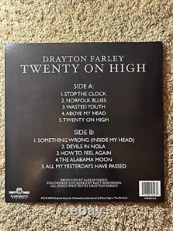 Drayton Farley Signed Twenty On High Vinyl Album Country Singer Autograph