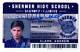 EMILIO ESTEVEZ Signed The Breakfast Club Andrew Clark Shermer High ID Card SS