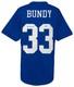 Ed O'Neill Signed Bundy #33 Polk High Blue Football Jersey withAl (SCHWARTZ COA)