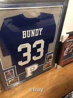 Ed O'Neill Signed Married With Children Polk High Jersey Inscribed Al Bundy