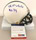 Ed O'Neill signed Polk High mini helmet No. 33 Al Bundy Auto PSA/DNA COA