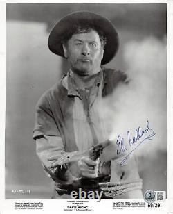 Eli Wallach Ace High Authentic Signed 8x10 Photo Autographed BAS #BN74309