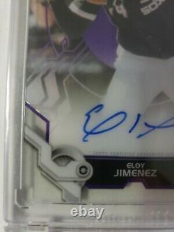 Eloy Jimenez 2019 Topps High Tek Rookie Autograph Sp #'d/99 Card #hta-ej Rc Auto