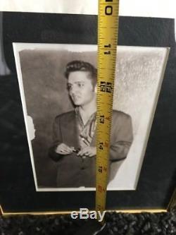 Elvis Presley SIGNED PSA/DNA COA PSA Autograph Framed Humes High School