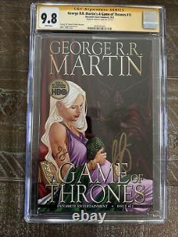 Emilia Clarke Signed Autographed Game of Thrones #11 Comic CGC 9.8