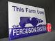 FERGUSON Massey Tractor Agriculture Farm Equipment Porcelain Enamel Metal Sign