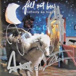 Fall Out Boy Infinity On High CD Signed Autographed by Patrick, Pete, Andy & Joe