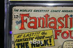Fantastic Four #12 CGC 1.0 STAN LEE SIGNED! (Marvel) HIGH RES SCANS