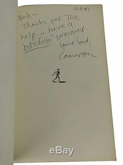 Fast Times at Ridgemont High SIGNED by CAMERON CROWE First Edition 1st 1981 PB
