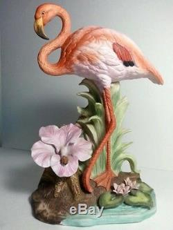 Flamingo By J. Byron 1985 Arnart Imports Royal Carlton Signed Figurine 10high
