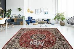 Floral Traditional Handmade 8X11 Vintage Signed Oriental Rug Home Decor Carpet