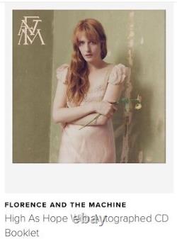 Florence And The Machine SIGNED AUTOGRAPHED High As Hope Booklet + New CD Welch