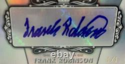 Frank Robinson autograph signed Card 1/1 Baltimore Orioles 2013 Topps